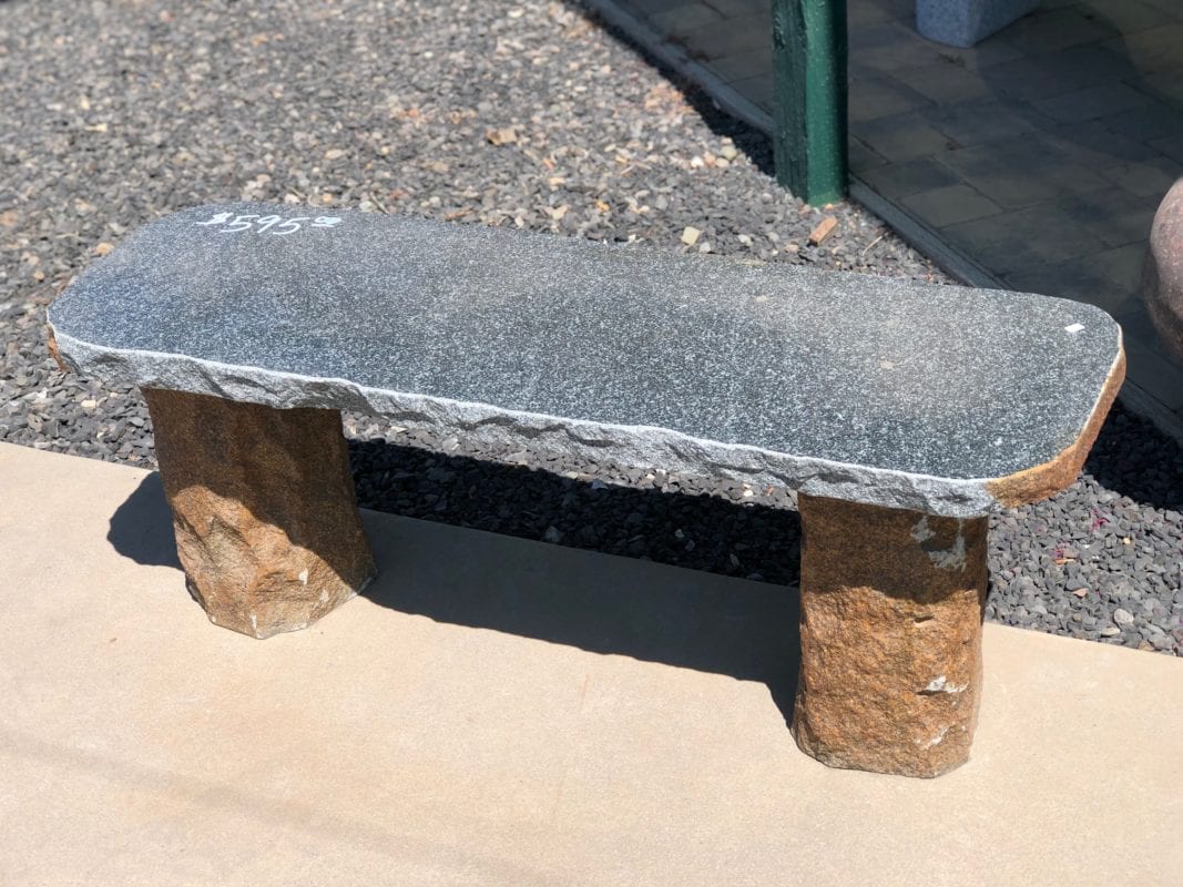 Granite Boulder Bench Sutherland Landscape Supplies Chico CA