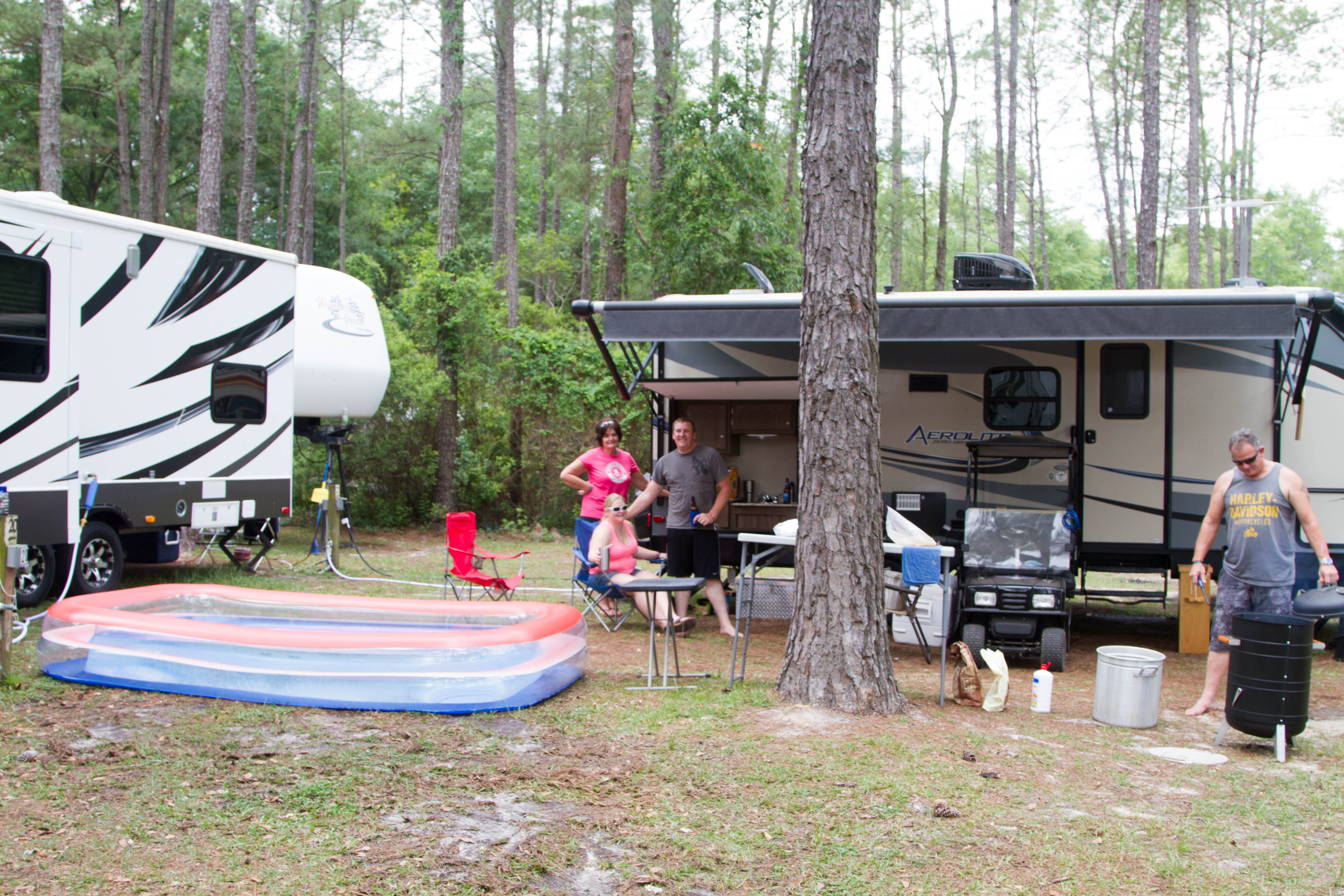 Camping Suwannee River Jam