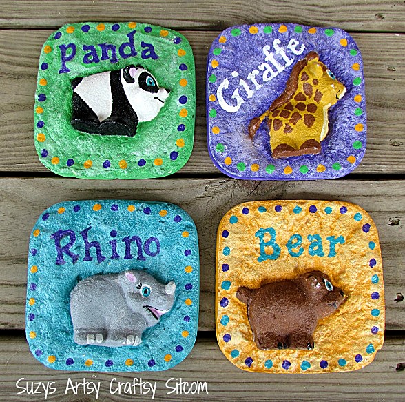 Kids Crafts Plaster Casting with Sand