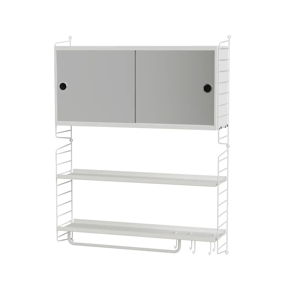 Vit Stringhylla Jysk Köp Stringhylla badrum vit Kombination C från String Furniture