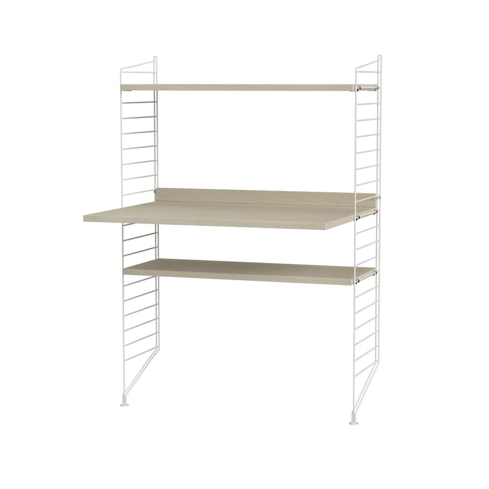 Stringhylla Svenssons Köp Stringhylla kontor ask & vit Kombination H från String Svenssons.se