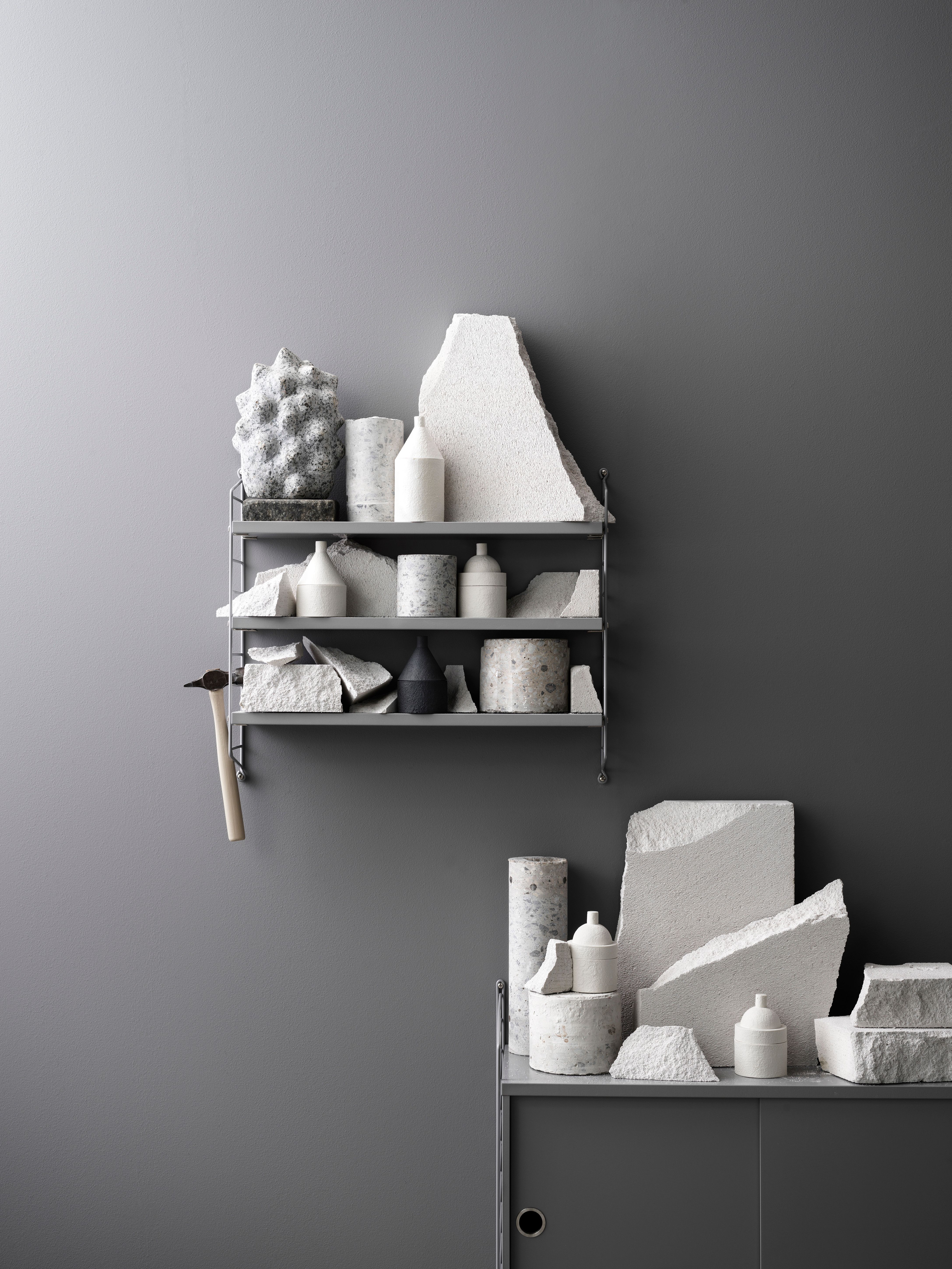 Stringhylla Pocket Grå Köp Stringhylla Pocket grå från String Svenssons.se