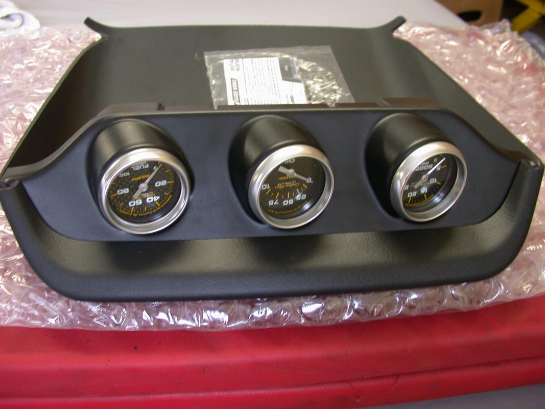 F.S. NEW Low Profile AutoMeter Dash Pod and Gauges for S/C'ed Mustang/Shelby