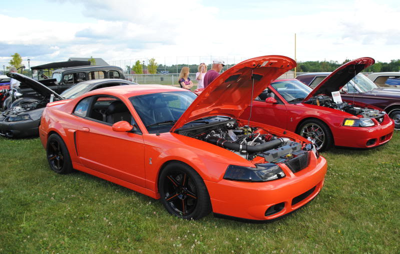 Black/Black Chrome/Chrome Comp Orange Rims