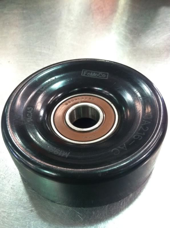 HOWTO replace an idler/tensioner pulley bearing..