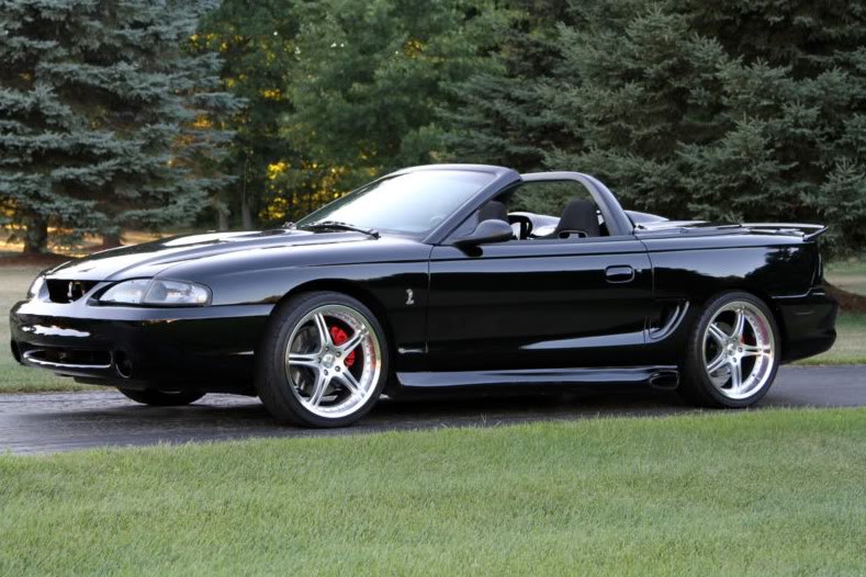 1998 Ford Mustang SVT Cobra Triple Black Convertible - 26k miles, MINT