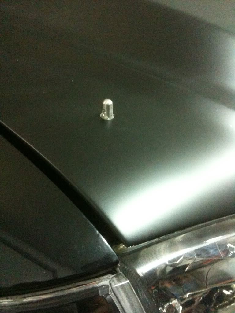 How to install Scott Drake Shelby Hood pins on SN95 with a lanyard