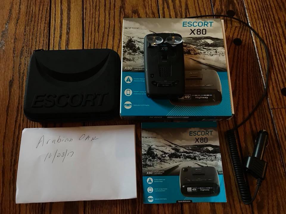 FS: Escort X80 Radar Detector | SVTPerformance.com