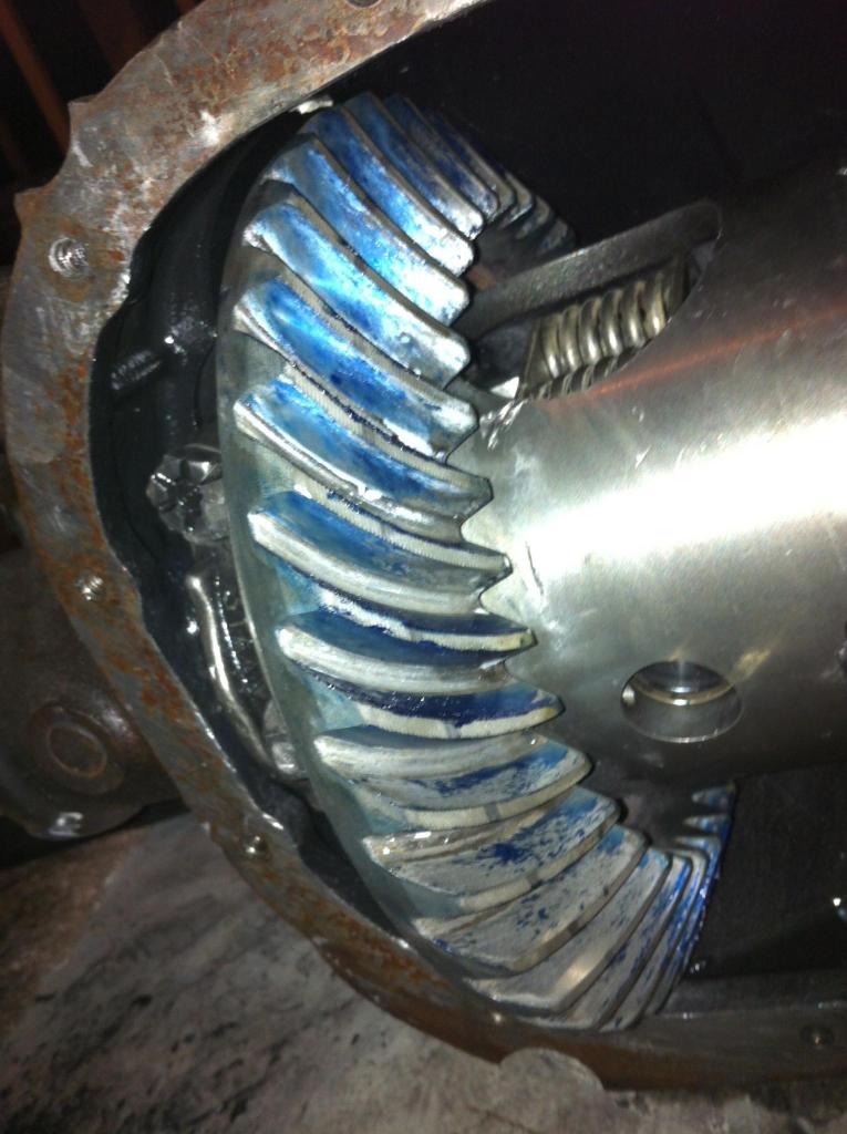 Pinion/ring gear wear pattern ?