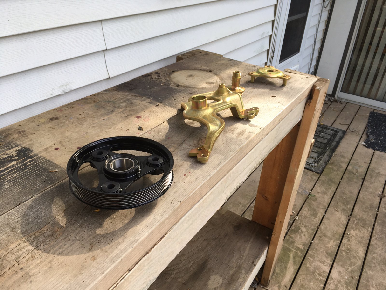 Crankshaft pulley wobbling?