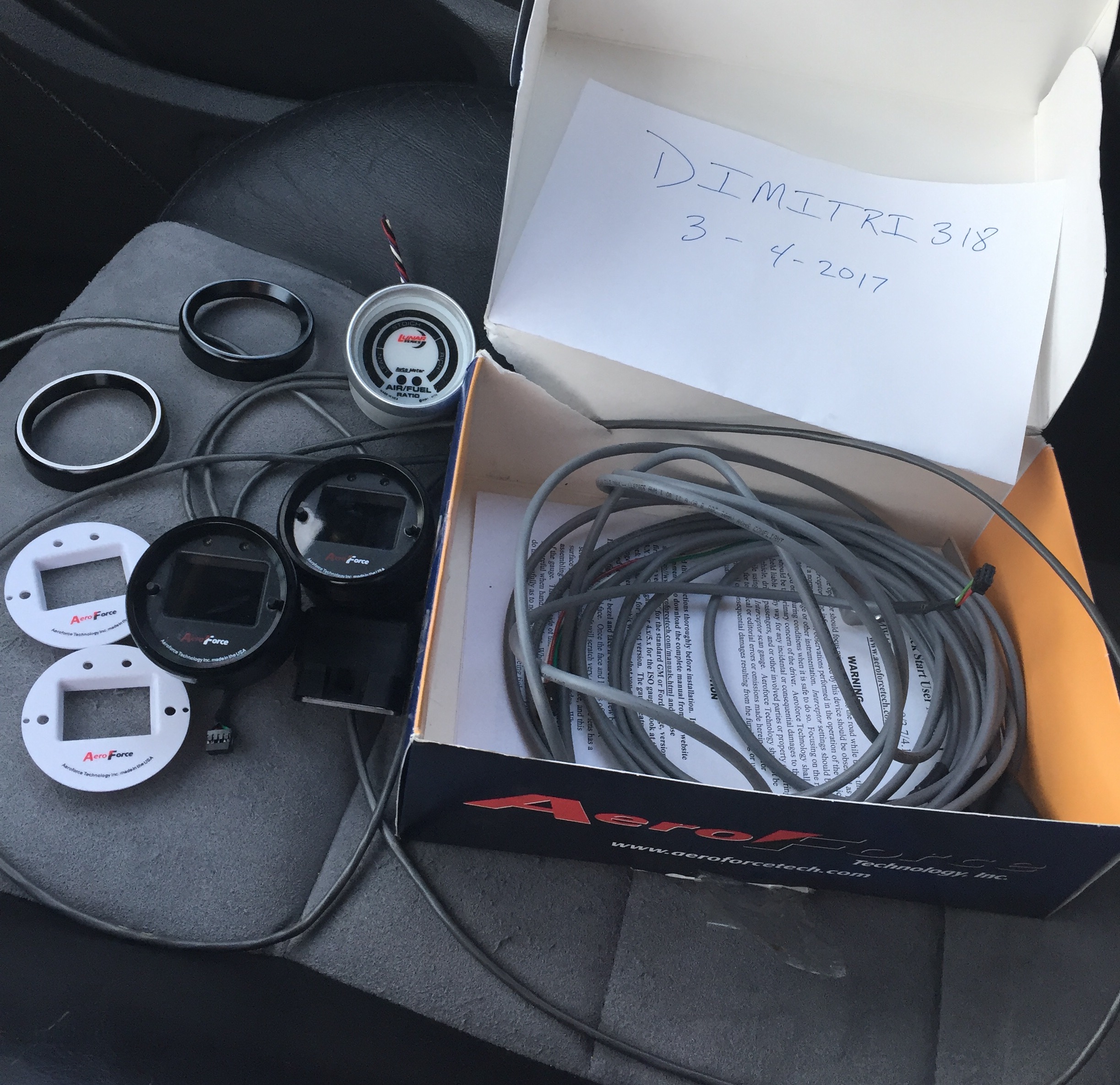 Aeroforce Interceptor dual gauges