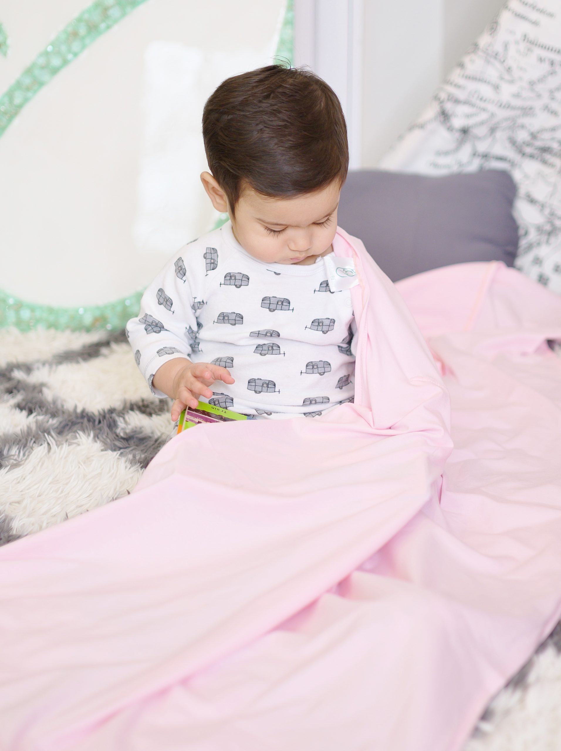 Swaddle Of Joy Original Plush Pink Swaddle Of Joy