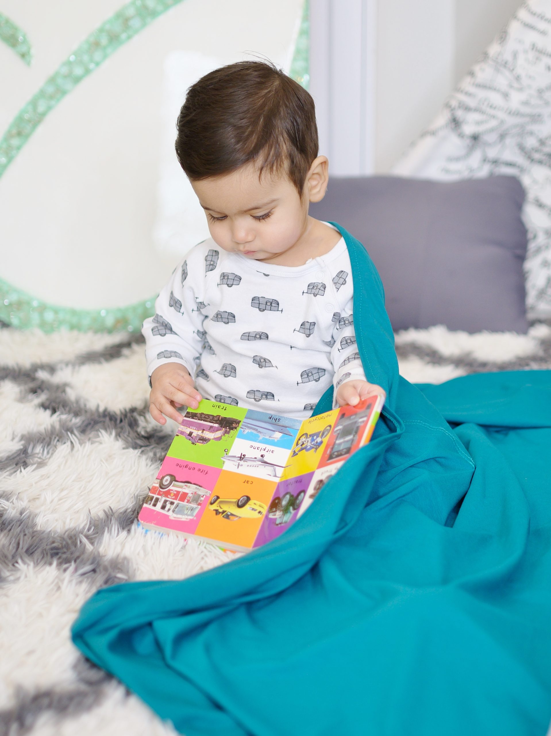 Swaddle Of Joy Original Teething Turquoise Swaddle Of Joy