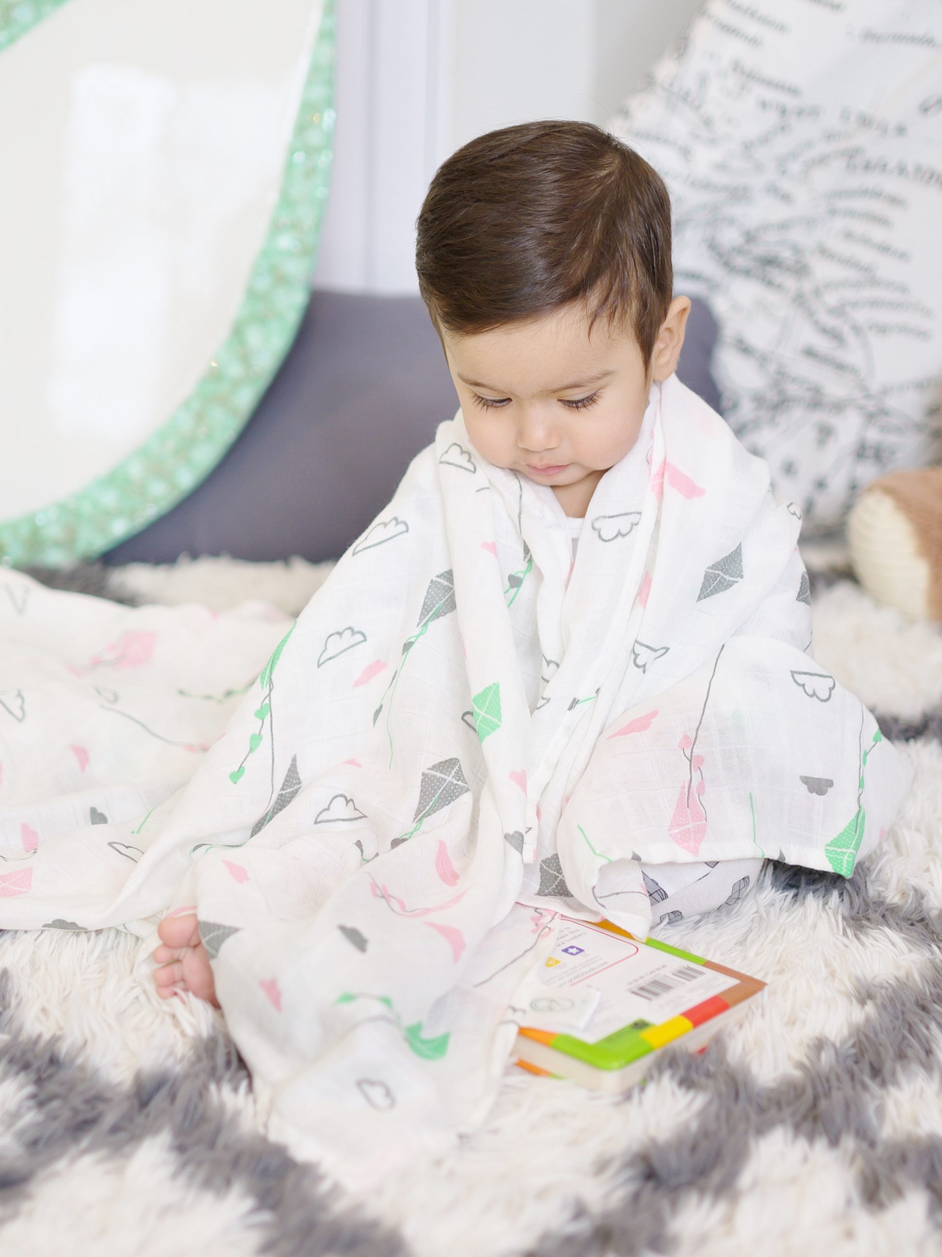 Receiving Blanket Swaddle Cradle Kites Swaddle Of Joy