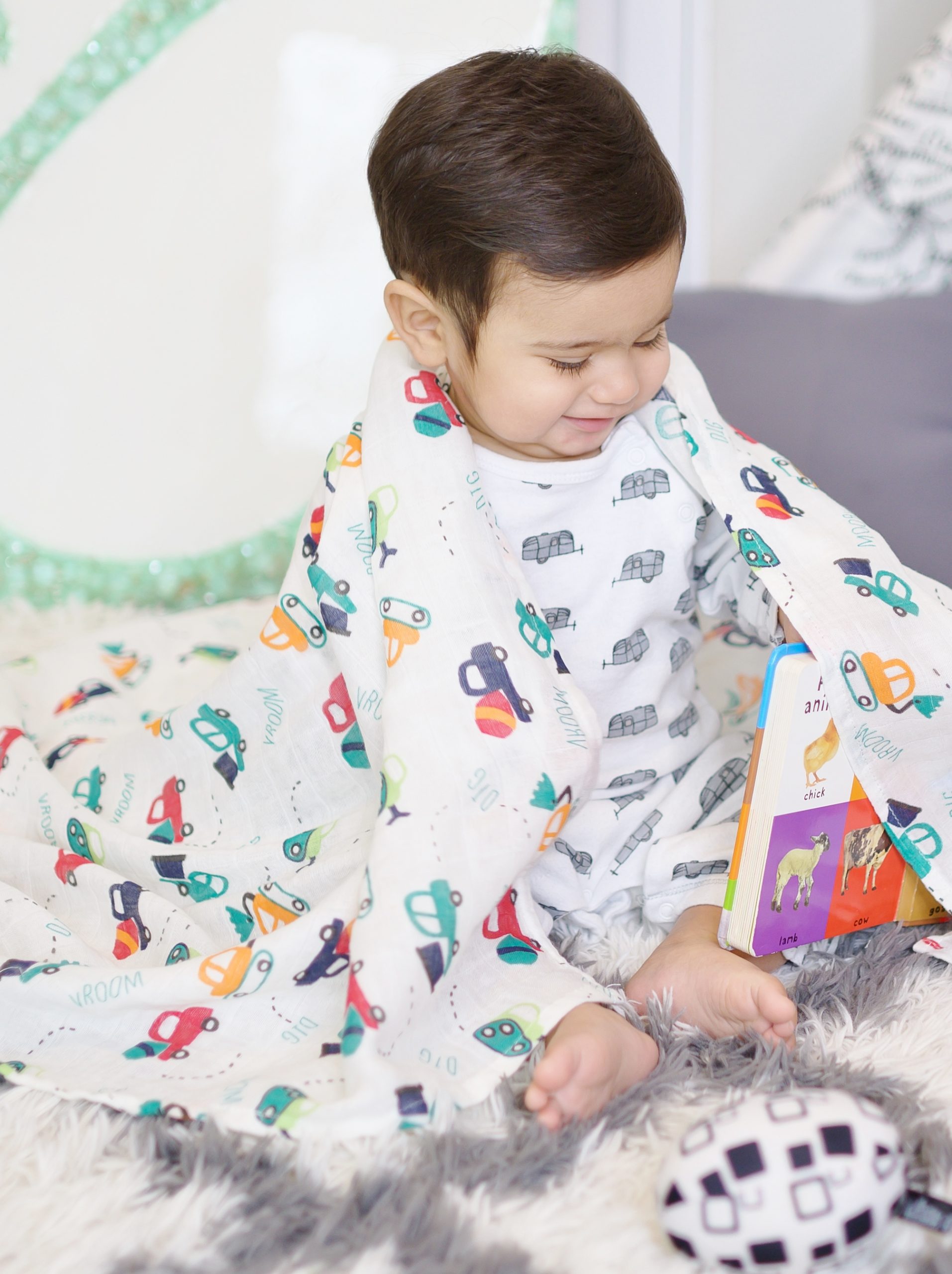 Receiving Blanket Swaddle Vroom Vroom Swaddle Of Joy