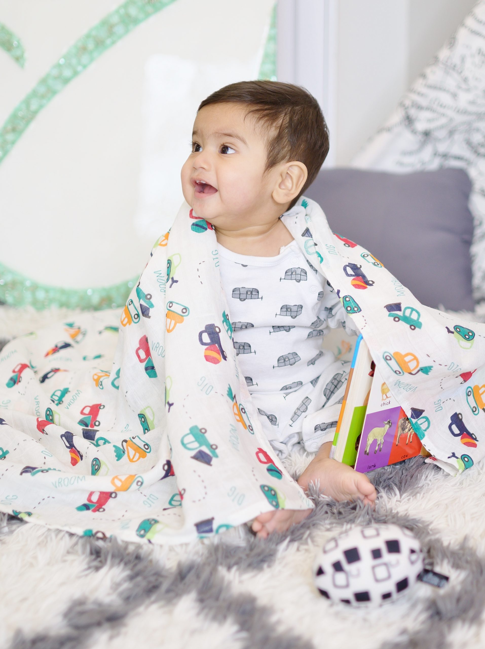 Receiving Blanket Swaddle Vroom Vroom Swaddle Of Joy