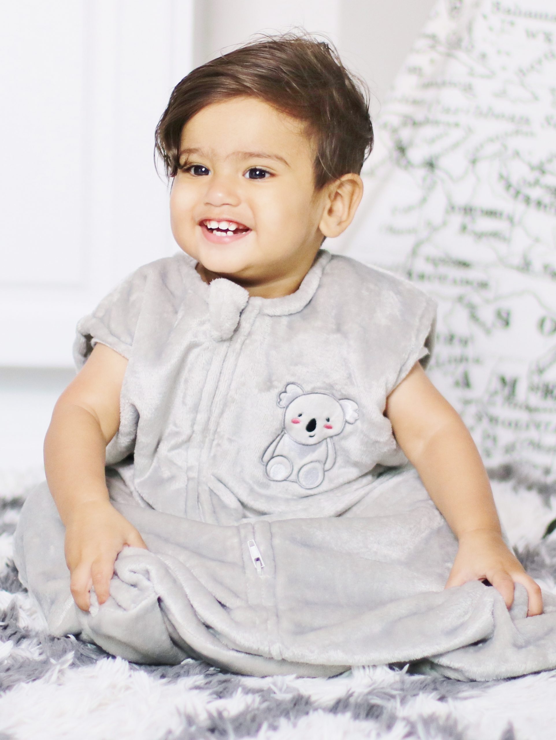 Wearable Blanket Sleep Sack Grey Swaddle Of Joy