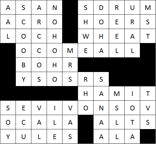 Crossword Answers 12/6 The Phoenix