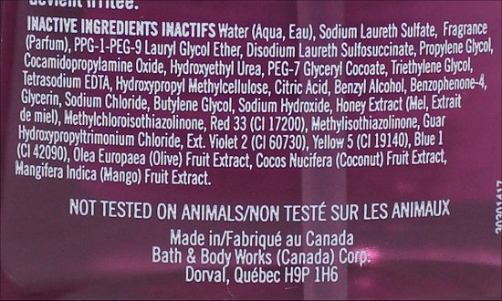 Bath & Body Works Fresh Picked Blackberries AntiBacterial Gentle