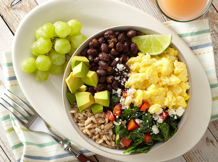Black Bean Breakfast Bowls S&W Beans Recipe