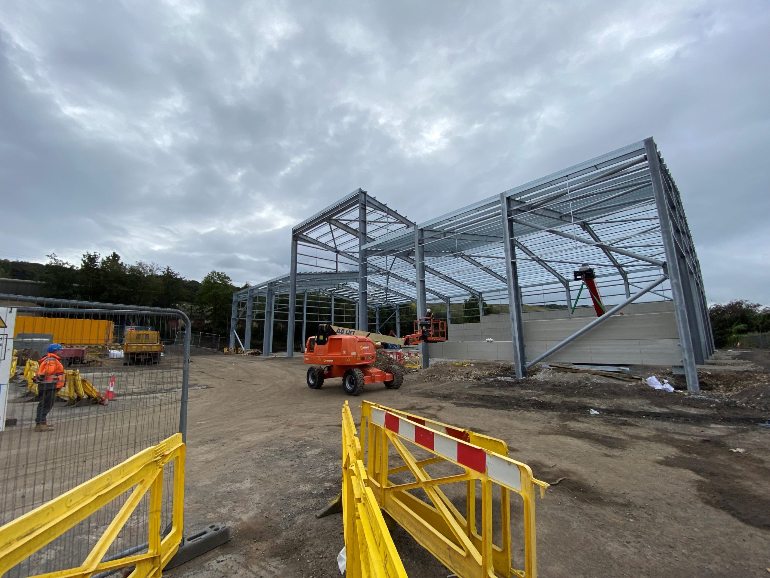 Salt Barn SWC Steel Erection