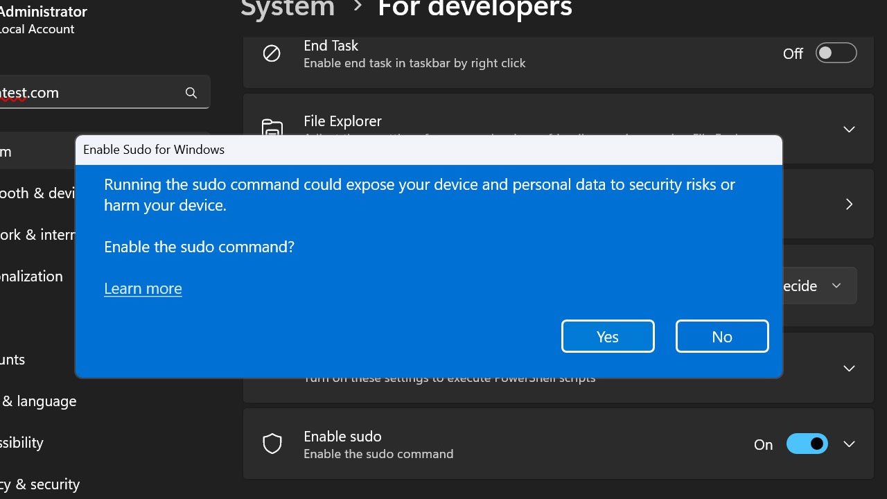 44 år efter lanseringen nu kommer sudo till Windows