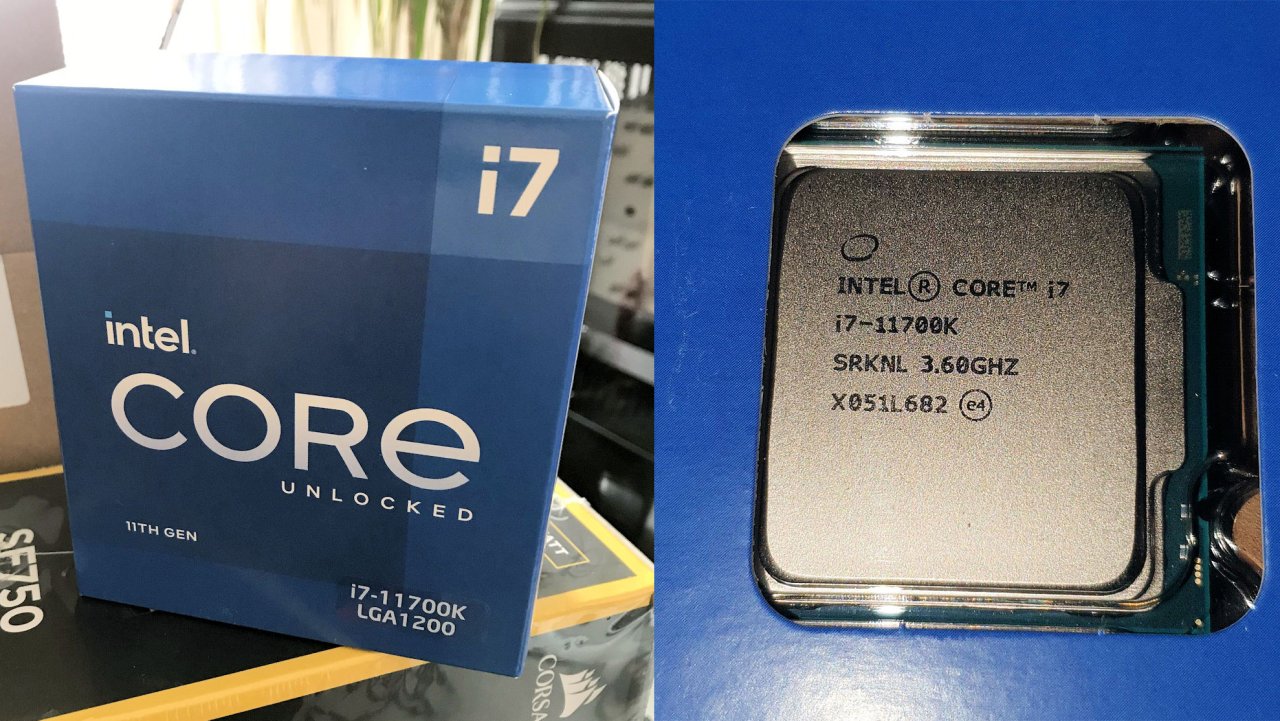 Intel Core i711700K anländer hos kunder veckor innan