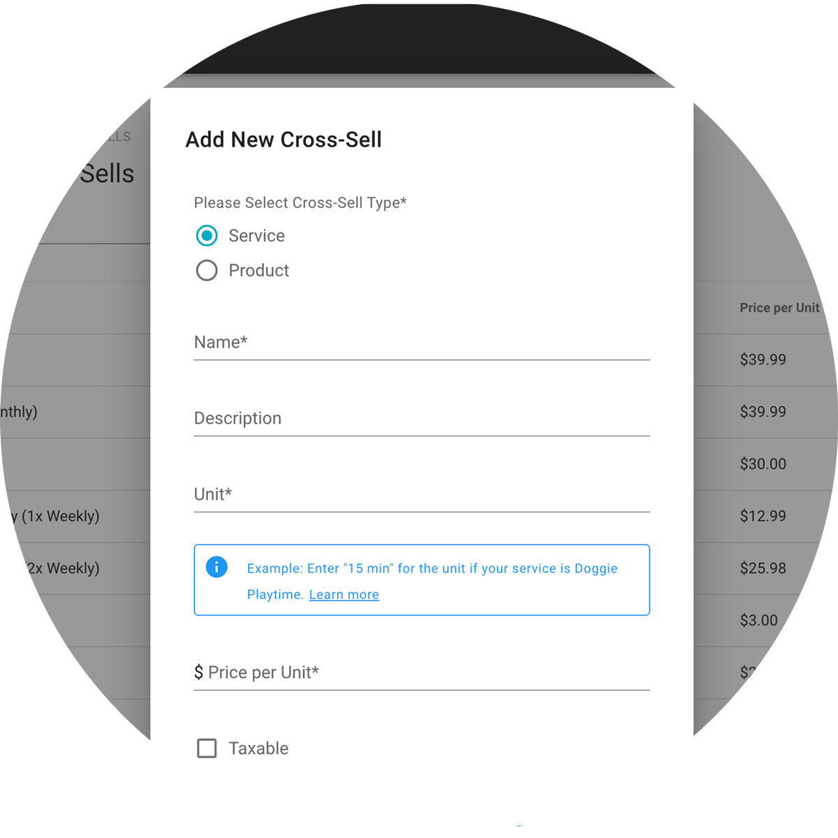 Residentials and Commercial CrossSells Pooper Scooper App Sweep&Go