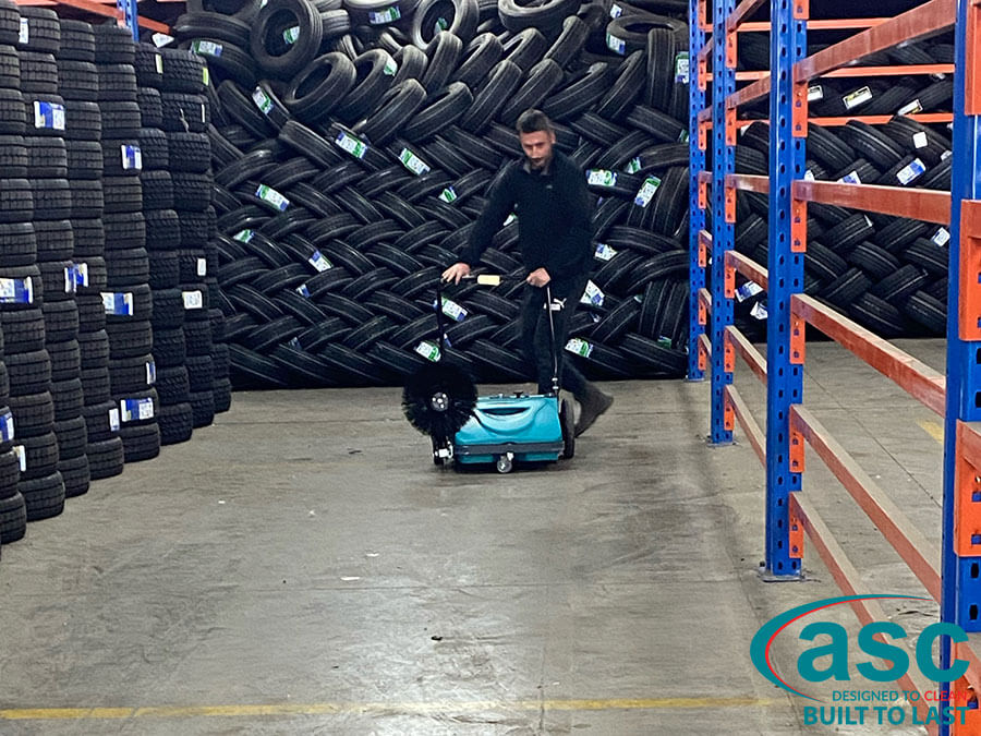 Tempe Tyres Derrimut Eliminates Dust Australian Sweeper Company