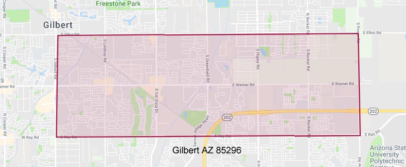 Gilbert Az Zip Code Map Gilbert AZ 85296 Real Estate Homes for Sale Phoenix AZ Real Estate
