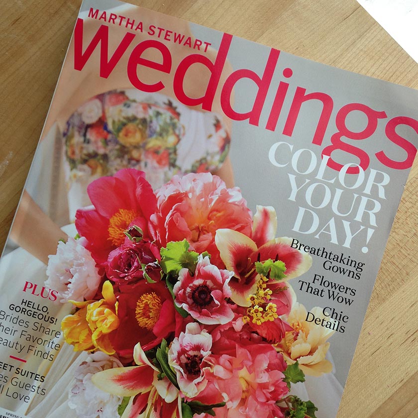 Martha Stewart Weddings FeatureSweetAmbs
