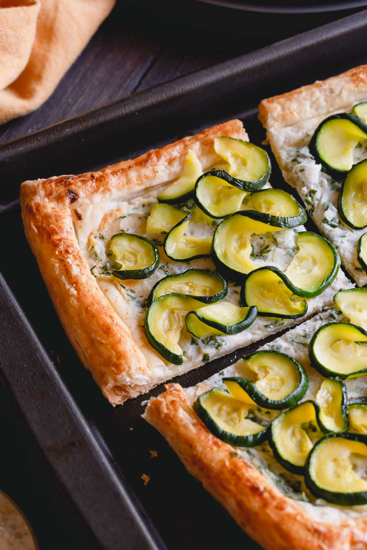 Zucchini Ricotta Tart Sweet & Savory