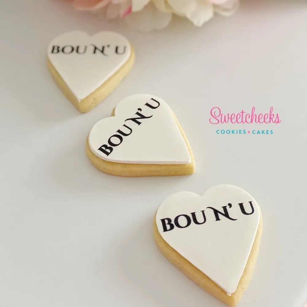 Corporate Branded Logo Cookies Sweetcheeks Cookies & Cakes