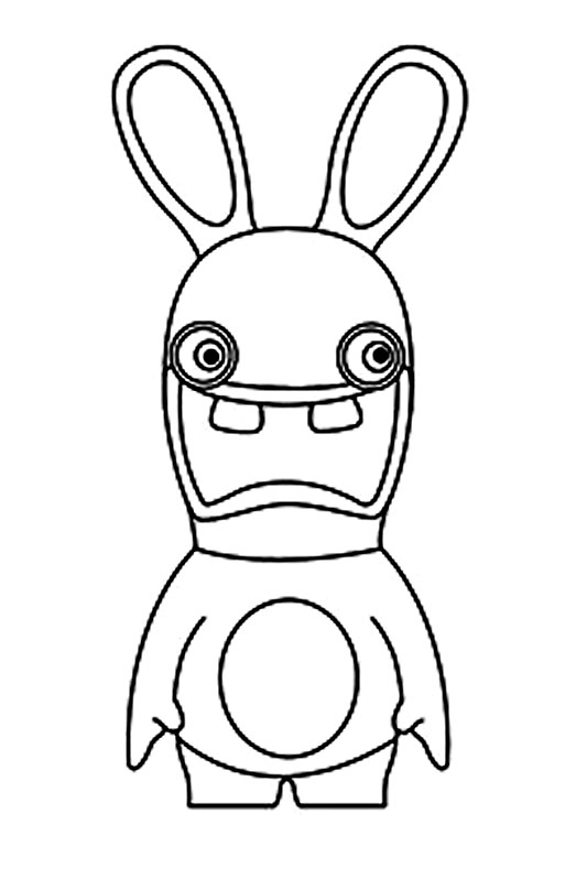 Coloriages lapins crétins (avec plein de lapins dedans ^^)