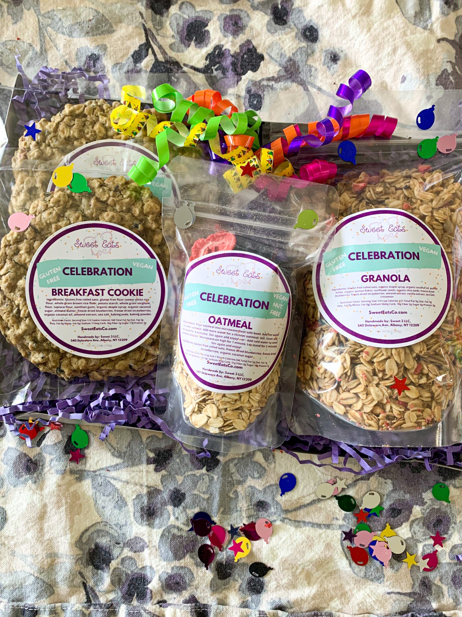 Celebration Collection Box Sweet Eats Gluten and Dairy Free Snacks