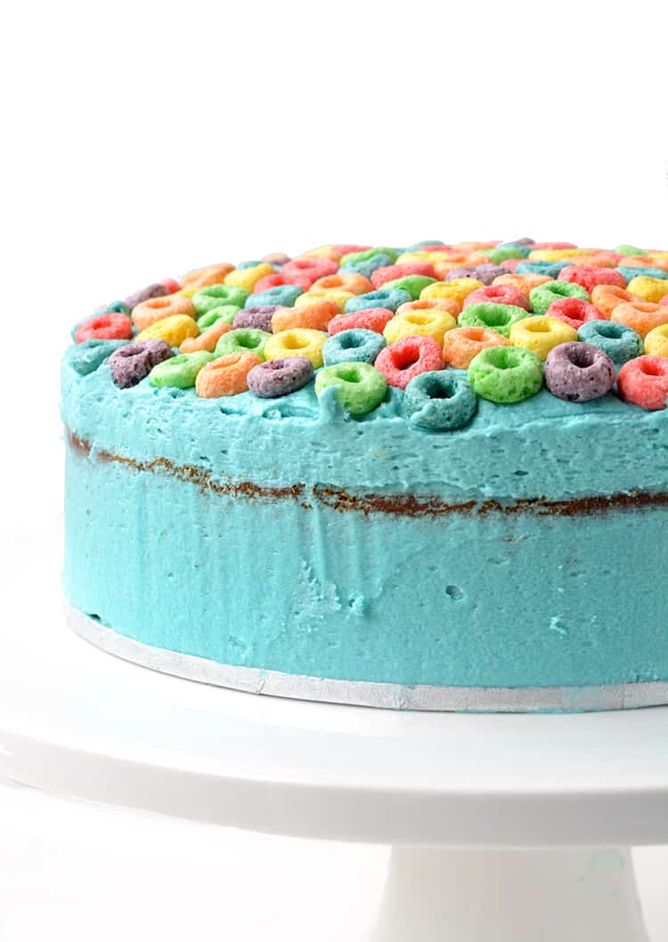 Froot Loop Cereal Milk Cake Sweetest Menu