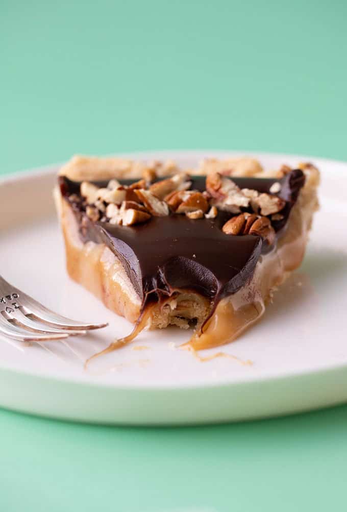 Turtle Pie (With Pecan Cookie Crust) Sweetest Menu