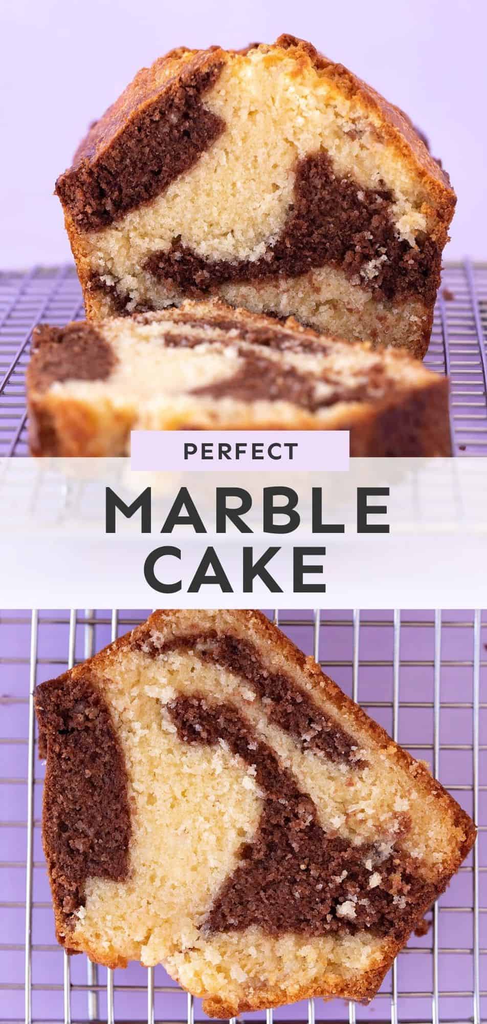 Easy Marble Cake (Using Just One Cake Batter) Sweetest Menu