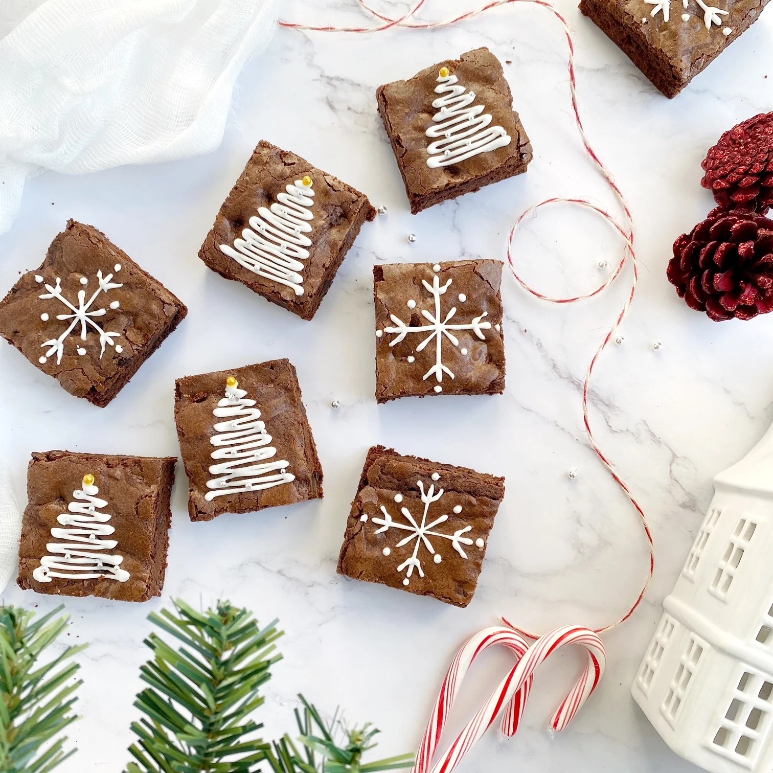 Easy Christmas Brownies recipe Sweet Fix Baker