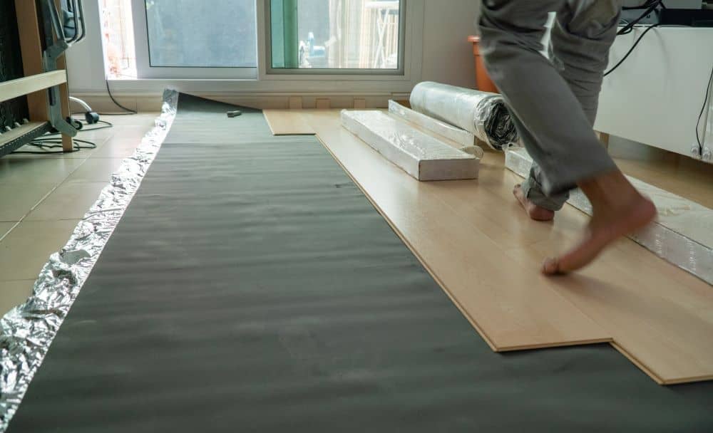 Is it easy to lay hybrid flooring by myself? sweethomedecora