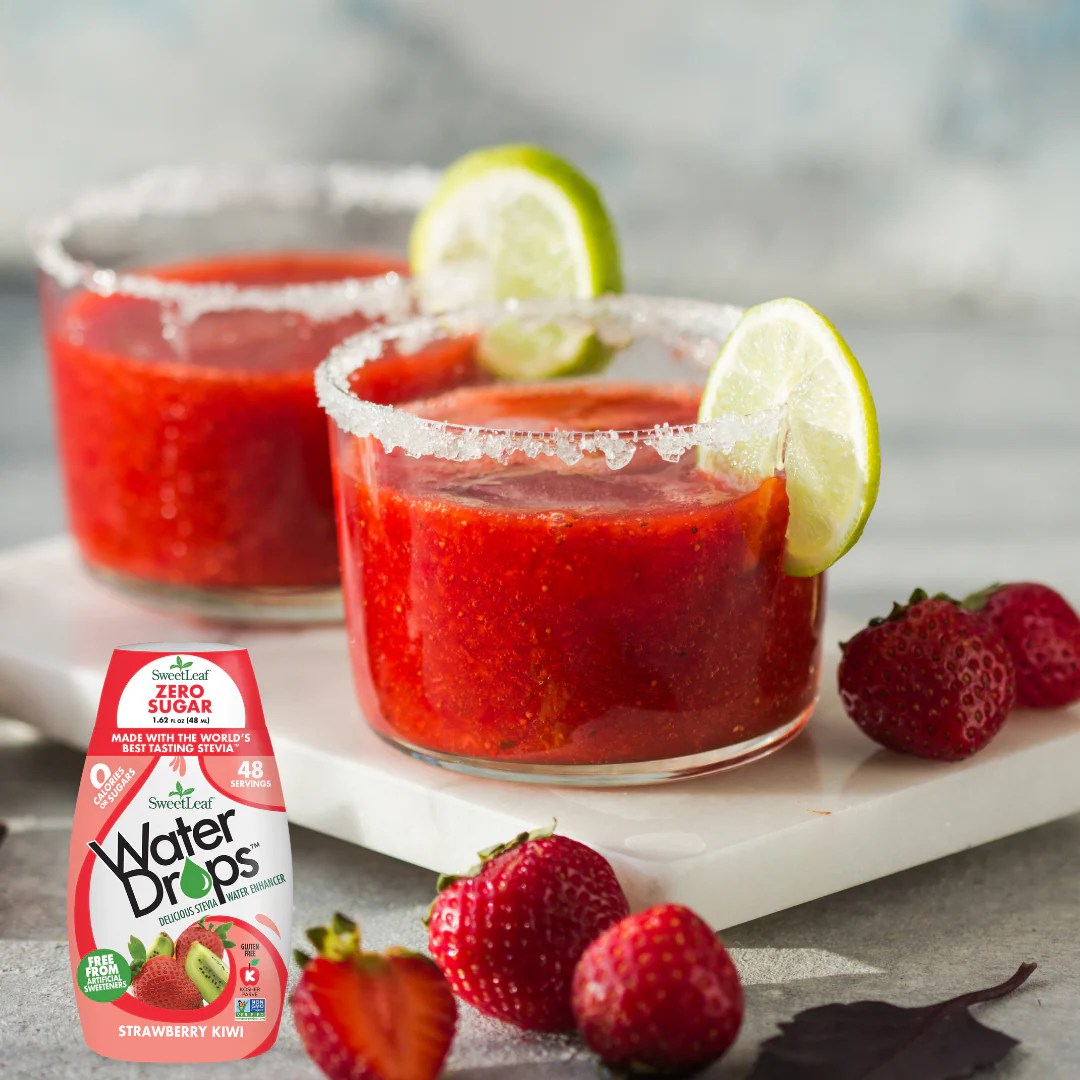 Frozen Strawberry Kiwi Daiquiri Mocktail SweetLeaf®