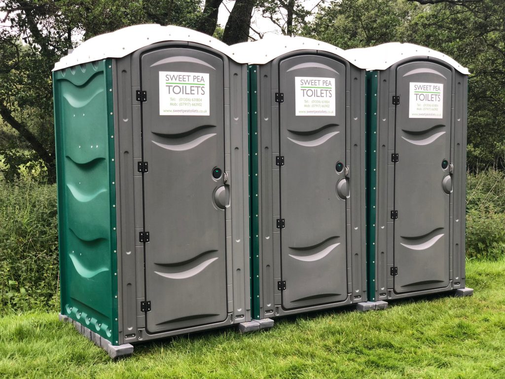 Portable Toilet Hire from Sweet Pea Toilets covering Surrey, Sussex, Kent and Hampshire