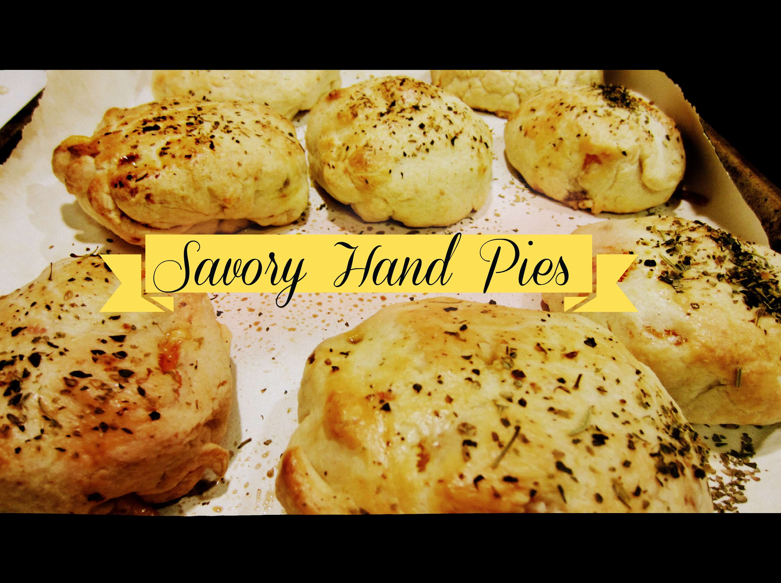 Savory Hand Pies with Flakey Cheddar Crust