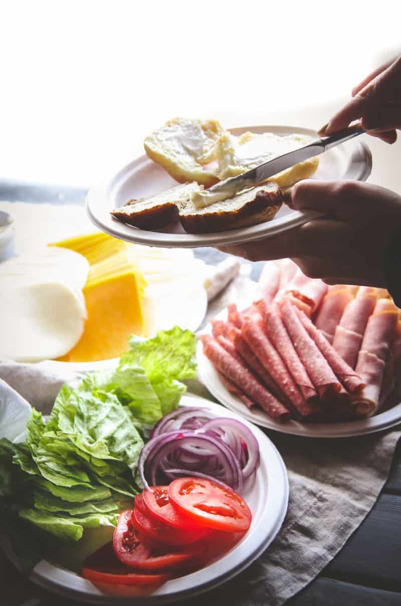 How to Make a DIY Sandwich Bar Sweetphi