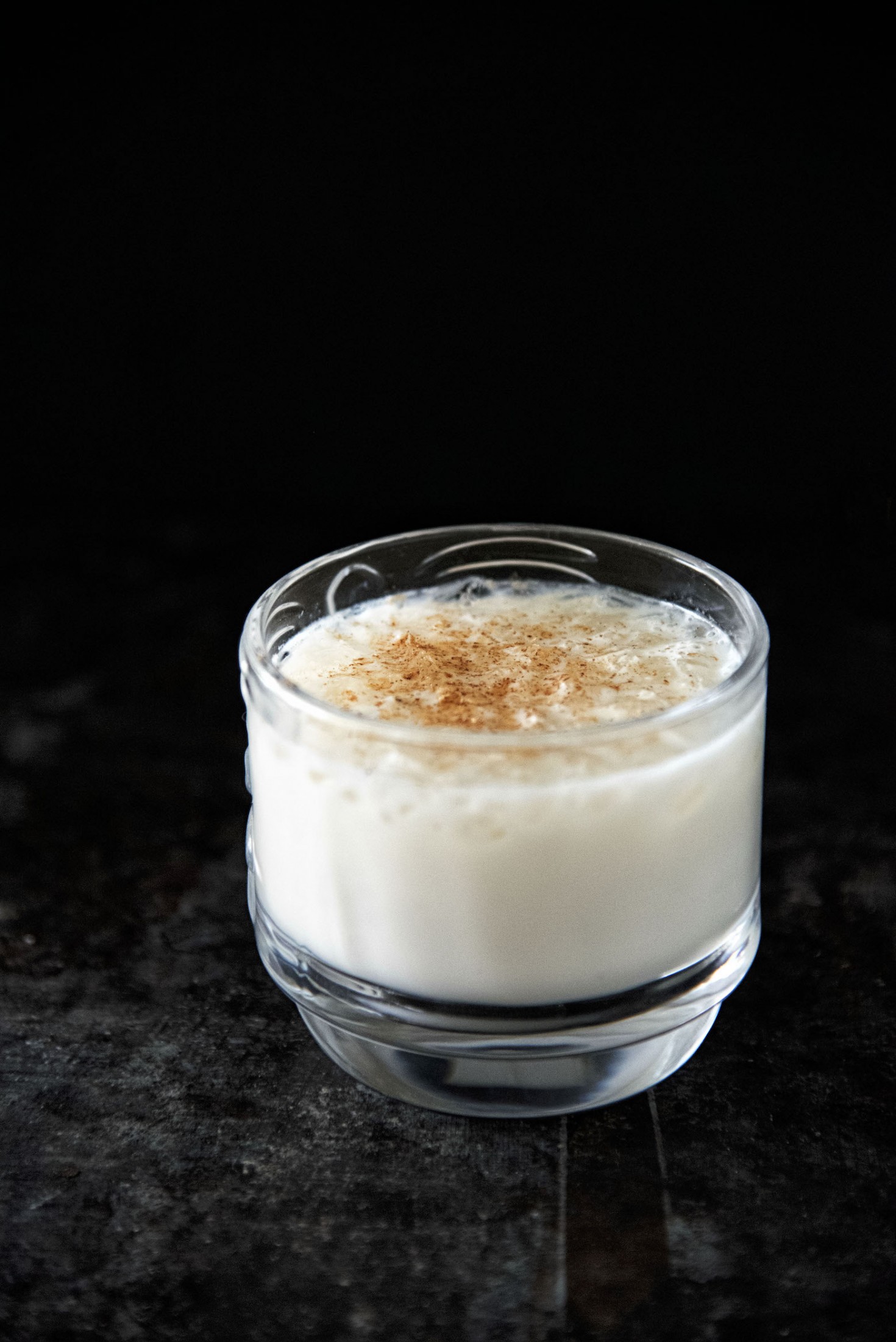 Spiced Rum Milk Punch with Fresh Nutmeg