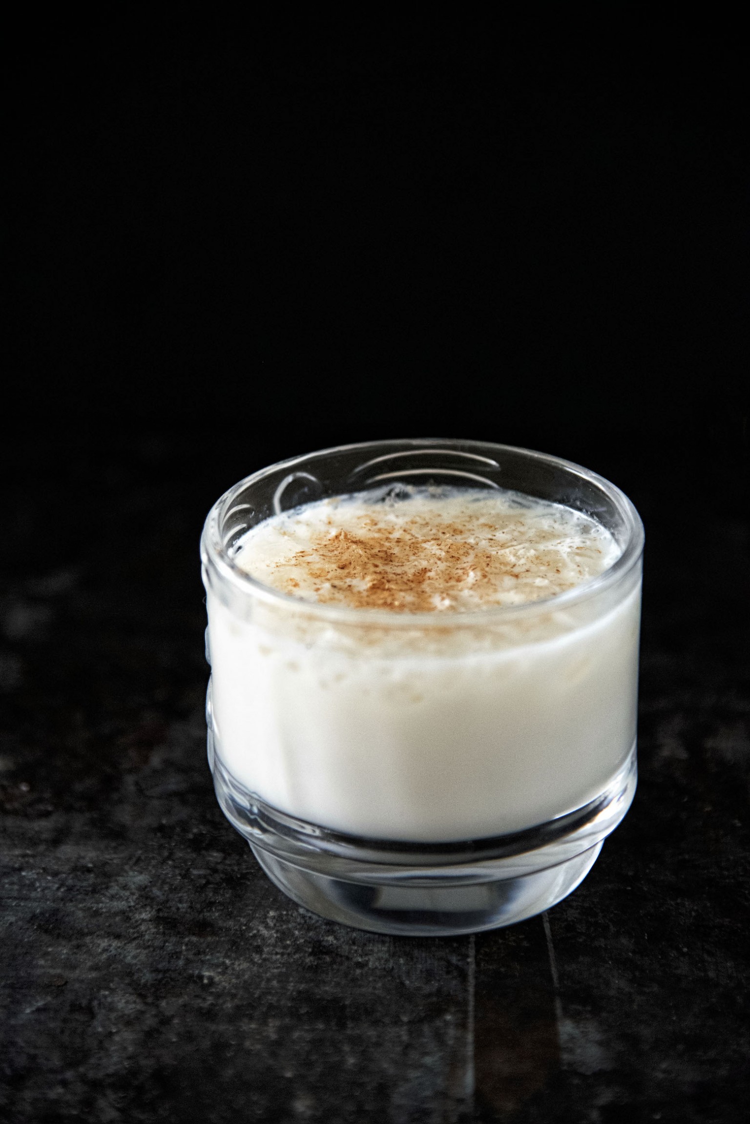 Spiced Rum Milk Punch with Fresh Nutmeg