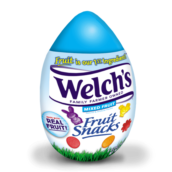 Welch's introduces Easter fruit snack addition Sweets & Savoury
