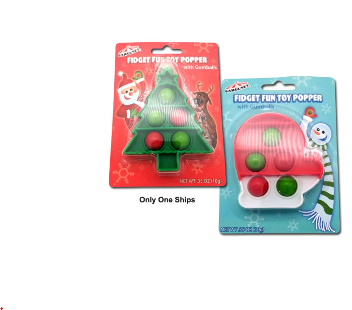 Christmas Fidget Toy with Gum Sweets On High
