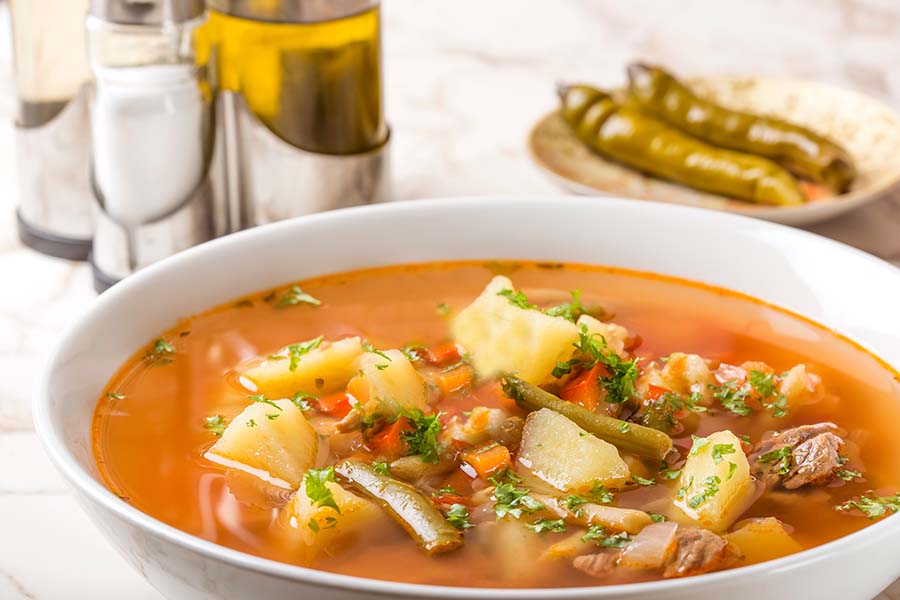 Italian Beef Vegetable Soup Sweet Valley by Jolly Farmer