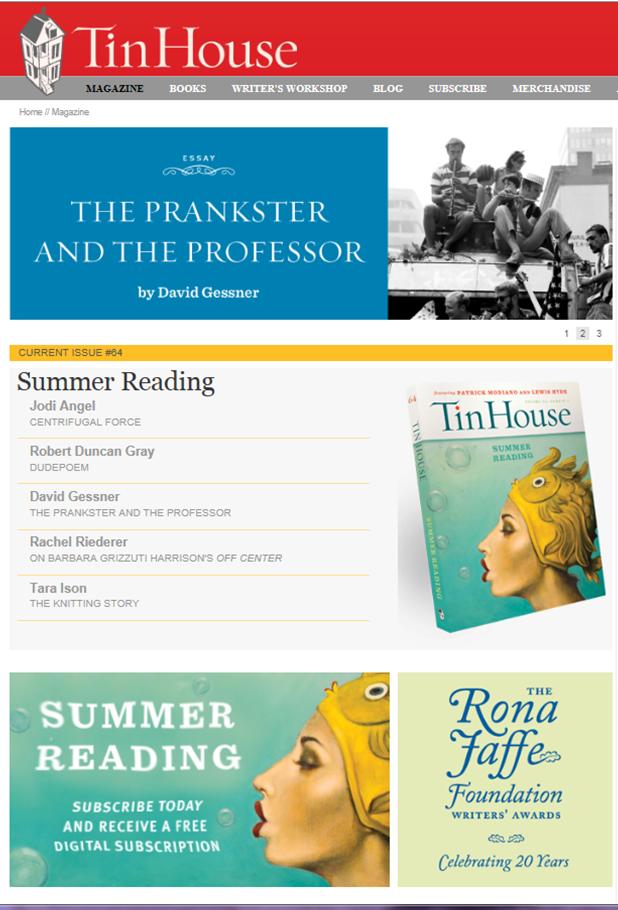 Literary Journals and Platform Building Swenson Book Development